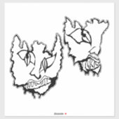 Medusa awaynowe Horror 11MMHeads DoubleHeaded 2025 Sticker (Vel)