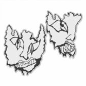 Medusa awaynowe Horror 11MMHeads DoubleHeaded 2025 Sticker (Voorkant)