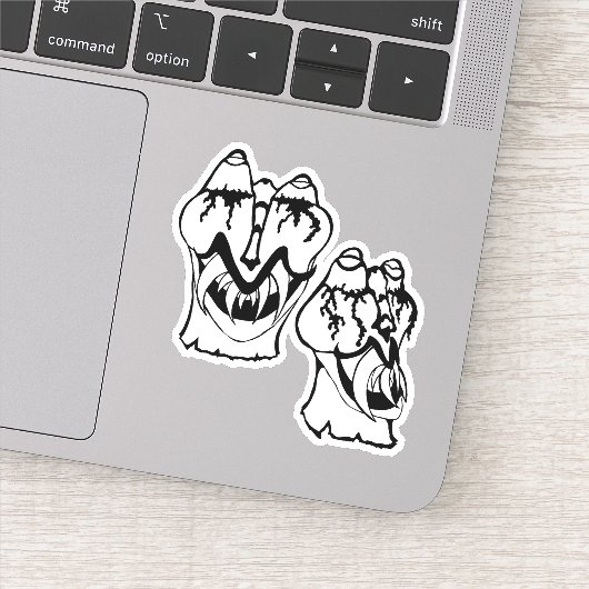 Medusa awaynowe Horror 12MMHeads DoubleHeaded 2025 Sticker (Detail)