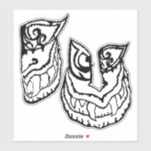 Medusa awaynowe Horror 13MMHeads DoubleHeaded 2025 Sticker (Vel)