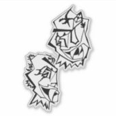 Medusa awaynowe Horror 14MMHeads DoubleHeaded 2025 Sticker (Voorkant)