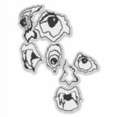 Medusa awaynowe Horror 15MMHeads DoubleHeaded 2025 Sticker (Voorkant)