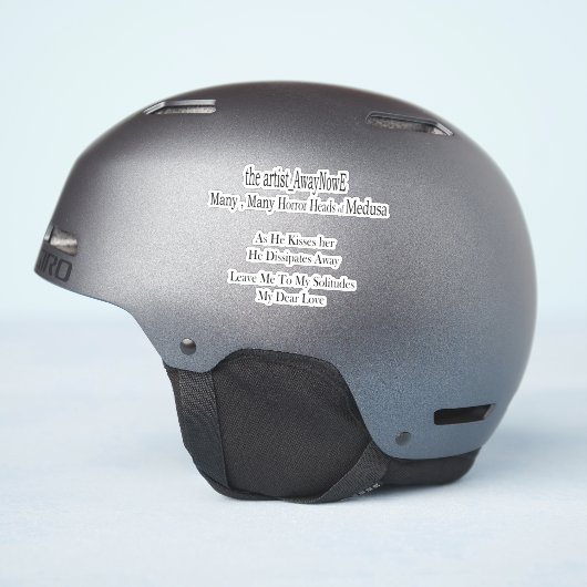 Medusa awaynowe Horror 1MMHead Bphrases Diecut 25 Sticker (Helm Zijkant)