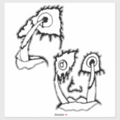 Medusa awaynowe Horror 9MMHeads DoubleHeaded 2025 Sticker (Vel)