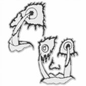 Medusa awaynowe Horror 9MMHeads DoubleHeaded 2025 Sticker (Voorkant)