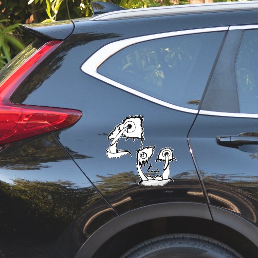 Medusa awaynowe Horror 9MMHeads DoubleHeaded 2025 Sticker (Auto Zijkant)