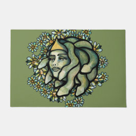 Medusa bloemstuk Gorgon vrouw                 Deurmat