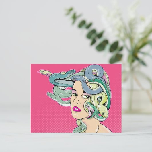Medusa Briefkaart (Staand voorkant)