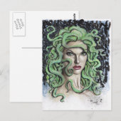 Medusa Briefkaart (Voorkant / Achterkant)