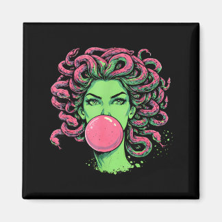 Medusa bubblegum Griekse mythologische slang haar Magneet