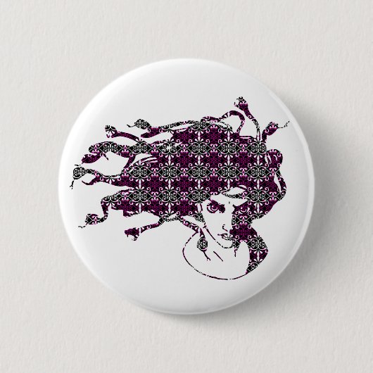MEDUSA-Button Ronde Button 5,7 Cm (Voorkant)