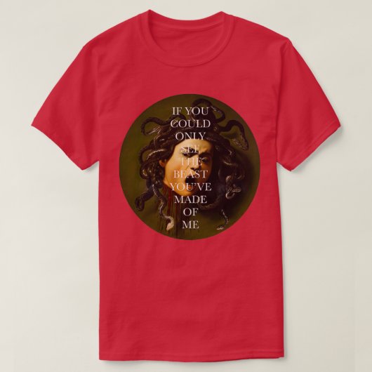 medusa by caravaggio t-shirt (Design voorkant)