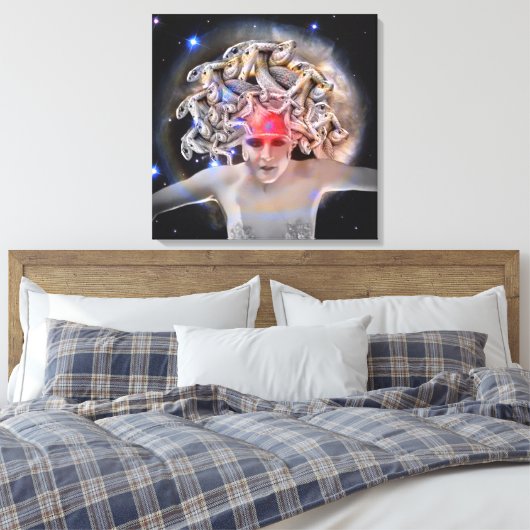 Medusa Canvas Afdruk (Insitu (Slaapkamer))