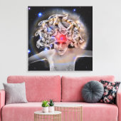 Medusa Canvas Afdruk (Insitu (Woonkamer))