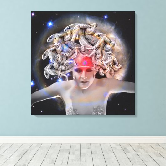 Medusa Canvas Afdruk (Insitu (Houten vloer))