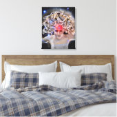 Medusa Canvas Afdruk (Insitu (Slaapkamer))