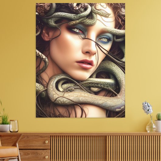 Medusa Canvas Afdruk (Insitu (Woonkamer))