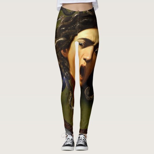Medusa (Caravaggio) Leggings (Voorkant)