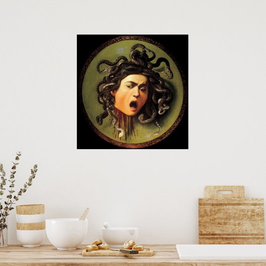 Medusa, Caravaggio Poster (Keuken)