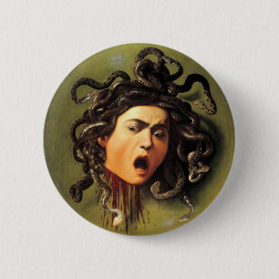 Medusa, Caravaggio Ronde Button 5,7 Cm