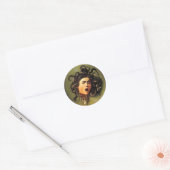 Medusa, Caravaggio Ronde Sticker (Envelop)