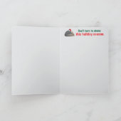 Medusa Christmas Feestdagen Kaart (Binnen)