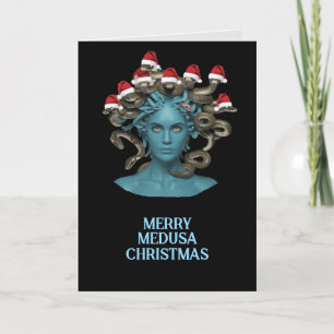 Medusa Christmas Feestdagen Kaart