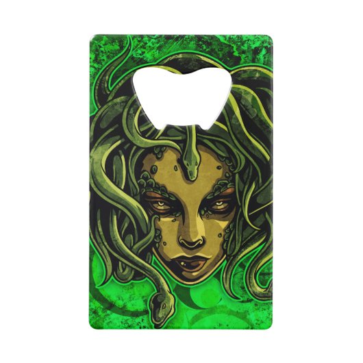Medusa Creditkaart Flessenopener (Voorkant)