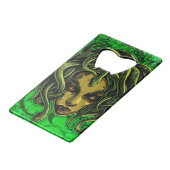 Medusa Creditkaart Flessenopener (Voorkant Gekanteld)