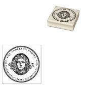  Medusa Custom Familienaam Retouradres Rubberstempel (Gestempeld)