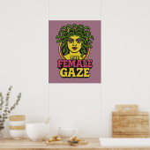 Medusa de vrouwelijke blik poster (Keuken)
