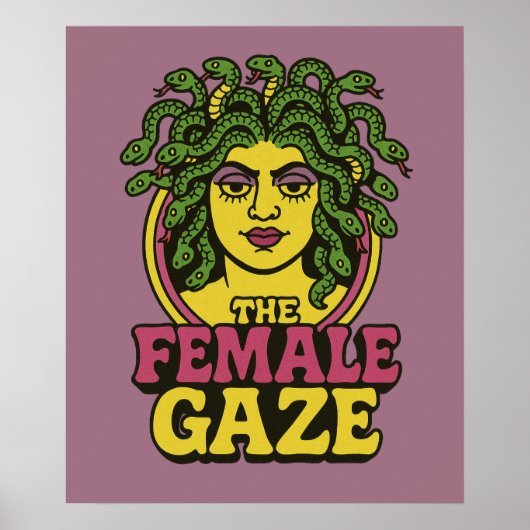 Medusa de vrouwelijke blik poster (Voorkant)