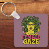 Medusa de vrouwelijke blik sleutelhanger (Voorkant)