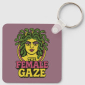 Medusa de vrouwelijke blik sleutelhanger (Achterkant)