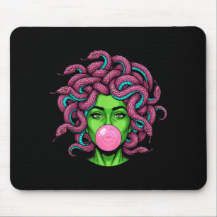 Medusa die bubblegum blaast P Kunst Mythologie Des Muismat