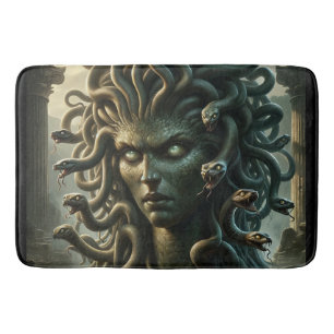 Medusa Dodelijke Starende Slangenkop Badmat