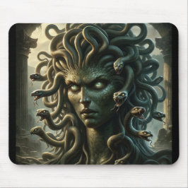 Medusa Dodelijke Starende Slangenkop Muismat