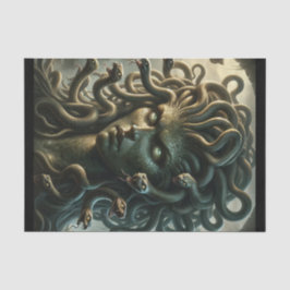Medusa Dodelijke Starende Slangenkop Tissuepapier