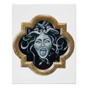 Medusa door het poster van Nefertara