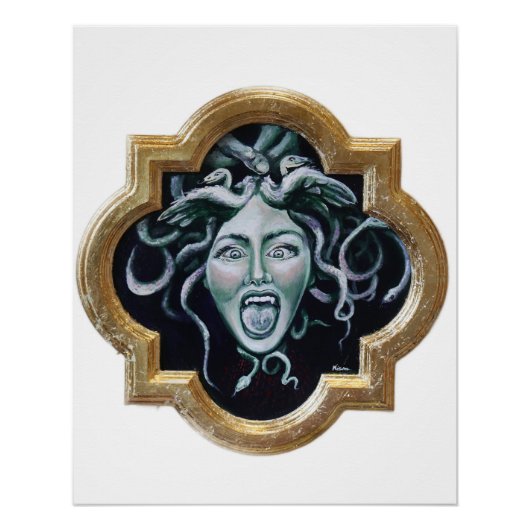 Medusa door het poster van Nefertara (Voorkant)