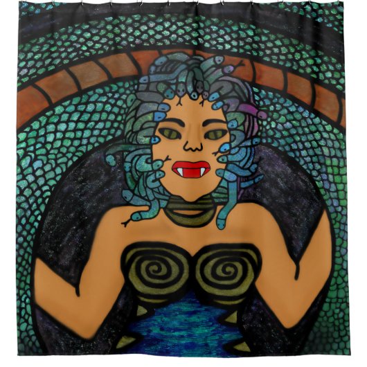Medusa Douchegordijn (Voorkant)