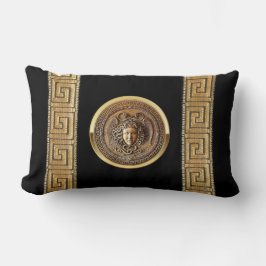 Medusa en Griekse Sleutel Kussen