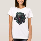 Medusa en Slangen Halloween Ontwerp - Mythische Ho T-shirt (Voorkant)