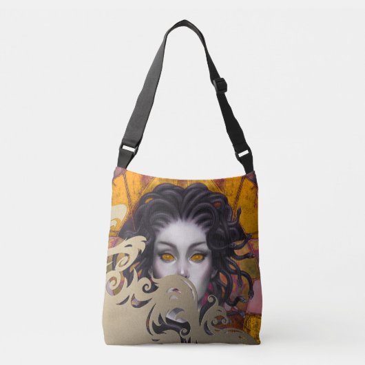 Medusa Eyes, Cross Body Bag Crossbody Tas (Voorkant)
