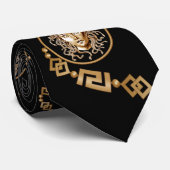 Medusa Eyes Gold Stropdas (Opgerold)