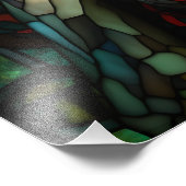 Medusa - Glas in lood venster Tiffany stijl Foto Afdruk (Hoek)