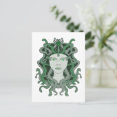 Medusa Gorgo Slang Gorgon Monster Griekse mytholog Briefkaart (Staand voorkant)