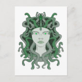 Medusa Gorgo Slang Gorgon Monster Griekse mytholog Briefkaart (Voorkant)
