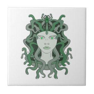 Medusa Gorgo Slang Gorgon Monster Griekse mytholog Tegeltje