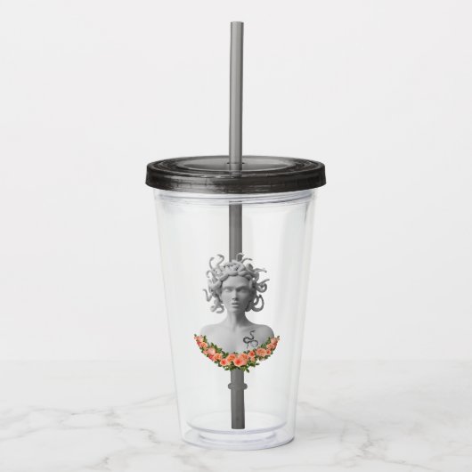 Medusa Gorgon Griekse mythologie Acryl Drinkbeker (Voorkant)